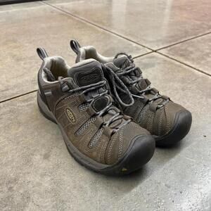 keen flint ii steel toe hiker work shoes size 8.5 MENS